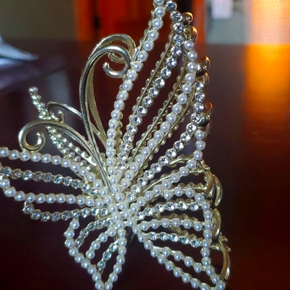 High quality metal butterfly hair clip